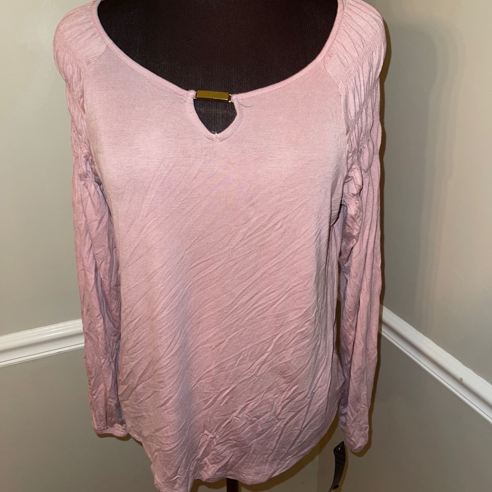 NWT Massini women’s pink shirt sz M